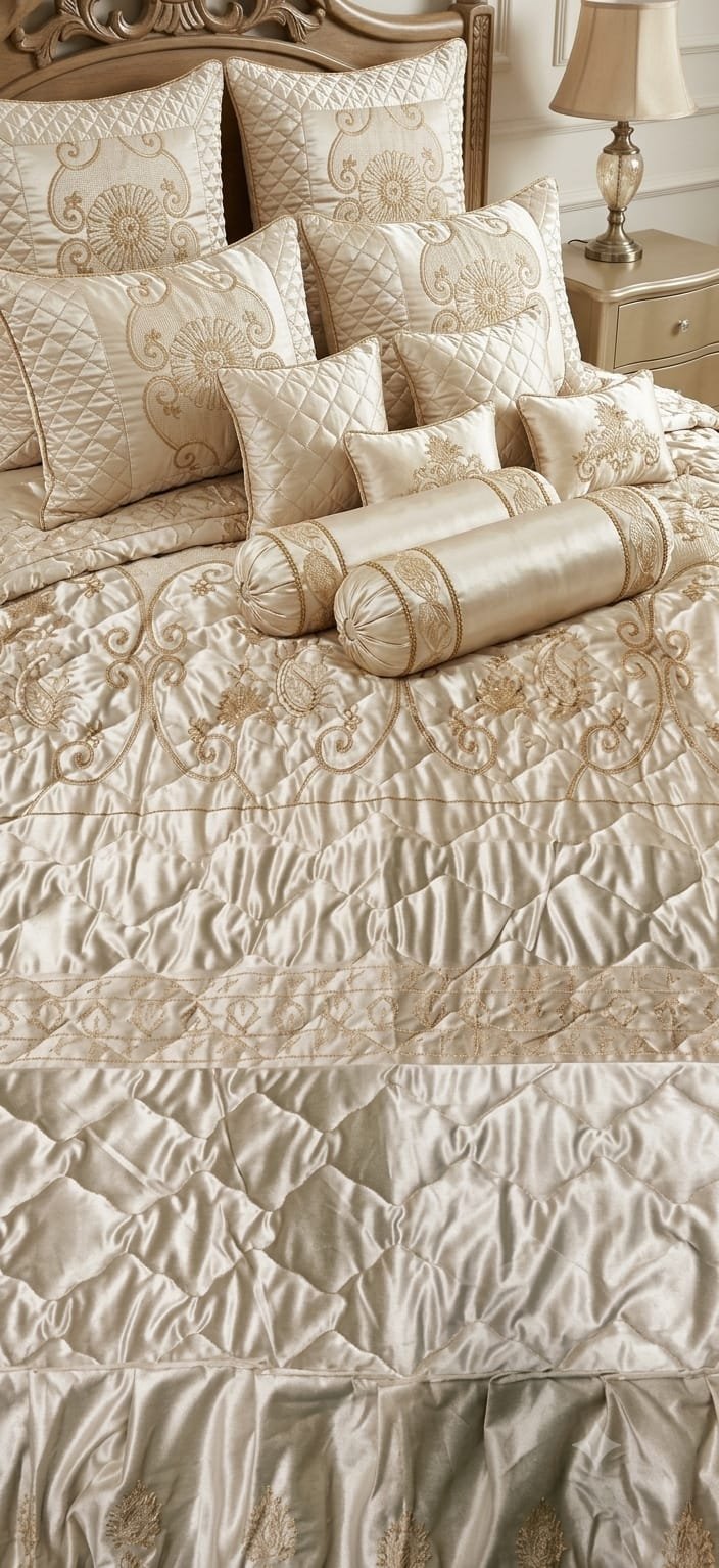 Mali Leather Bedsheet-complete set -14pcs - Image 4